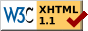 XHTML 1.1 vlido!
